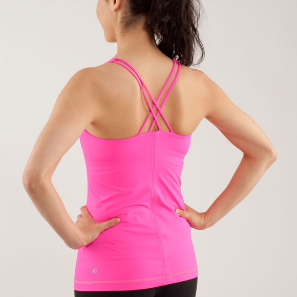 lululemon athletica Tops - Lululemon Free To Be Tank In Raspberry Glo Light